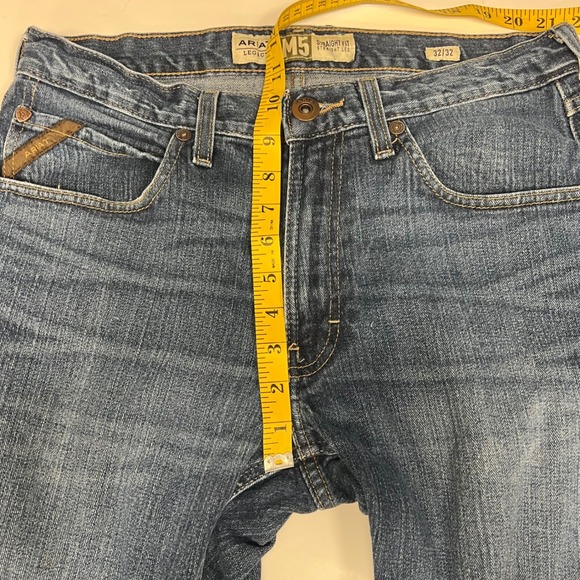 Ariat M5 Legacy Straight Leg Jeans Durham Wash Denim Mens Size 32x32 - Picture 8 of 10